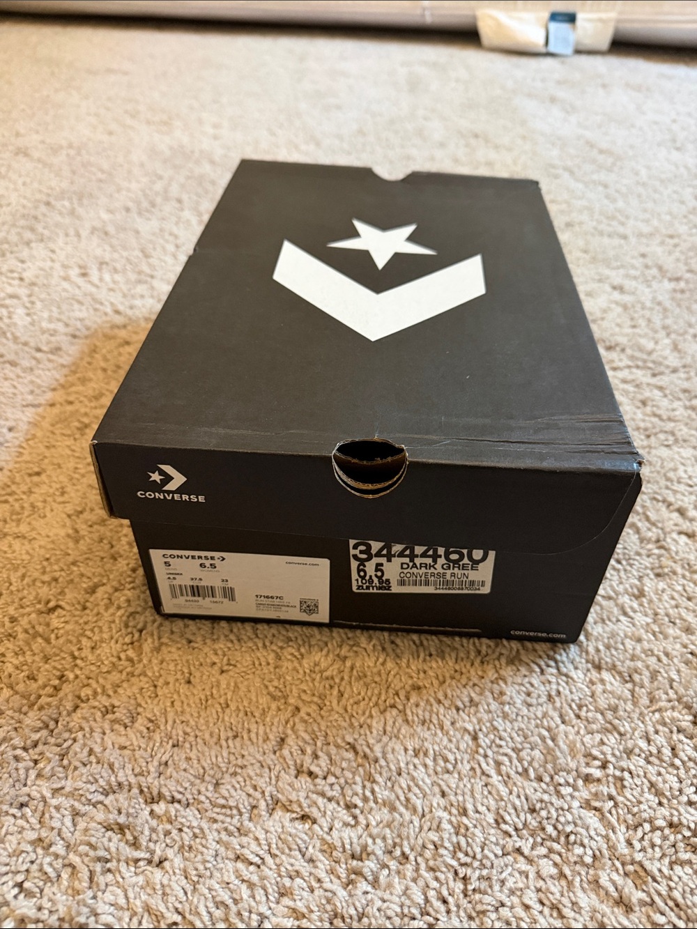 Converse Run Star Hike HI, Size 5 (6.5 in Women’s)